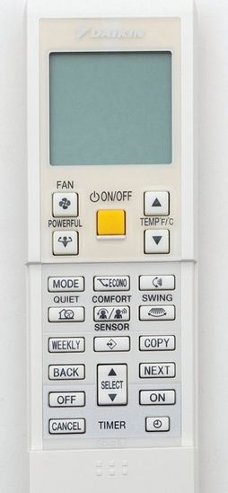 Mini-split remote